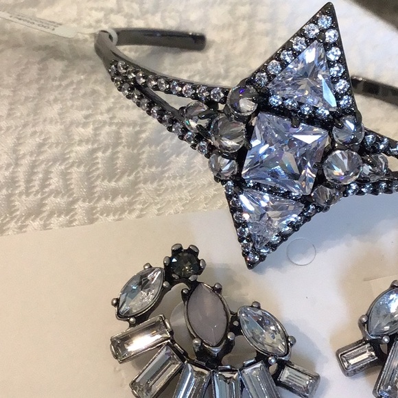 CZ banana republic bracelet and earring set - Picture 2 of 5